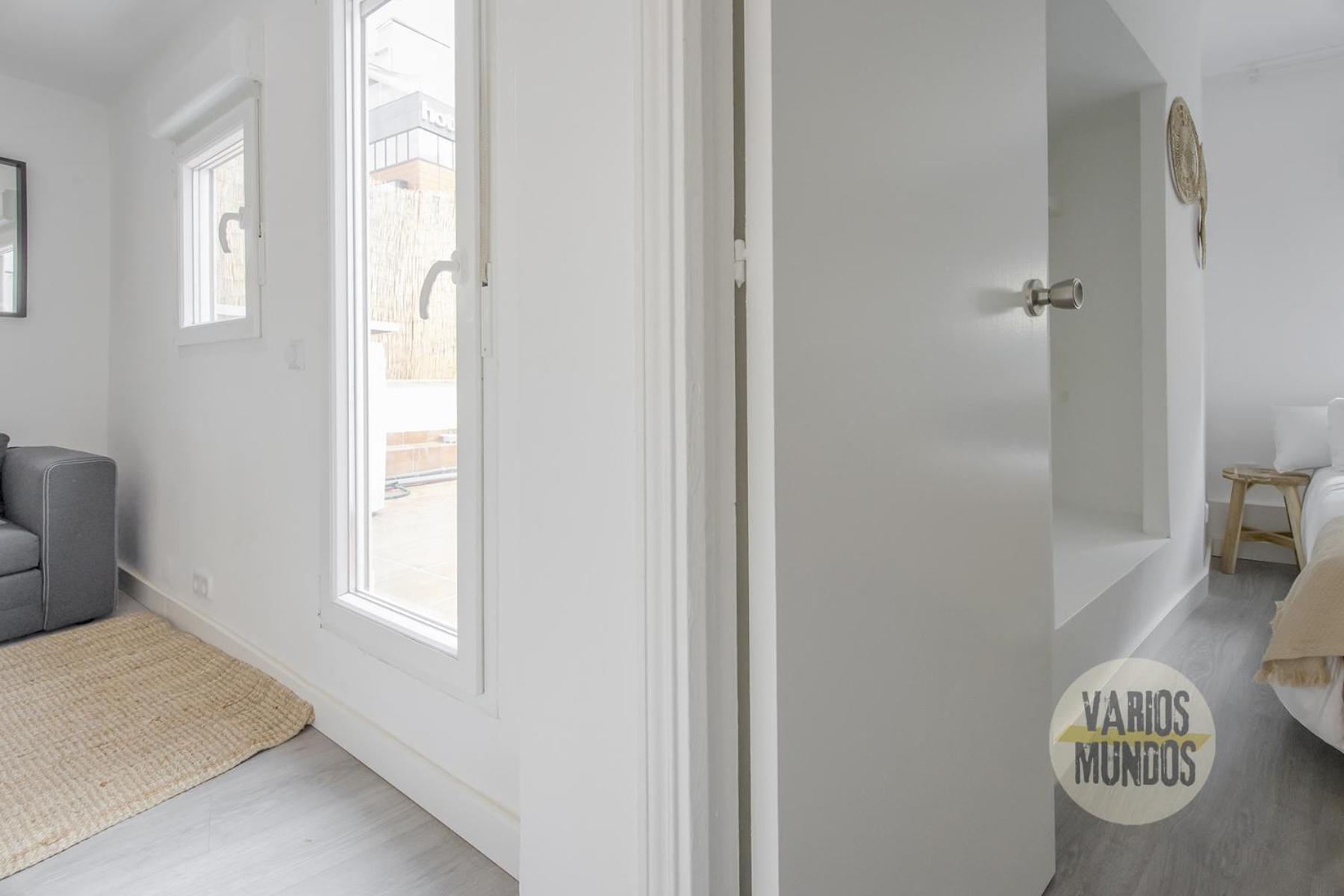 Atico Calle Silva Para 3Pax Con Terraza Esquina Con Gran Via E2 Madrid Exterior foto